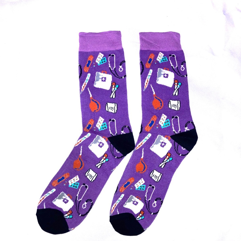 Short Medical Theme Socks